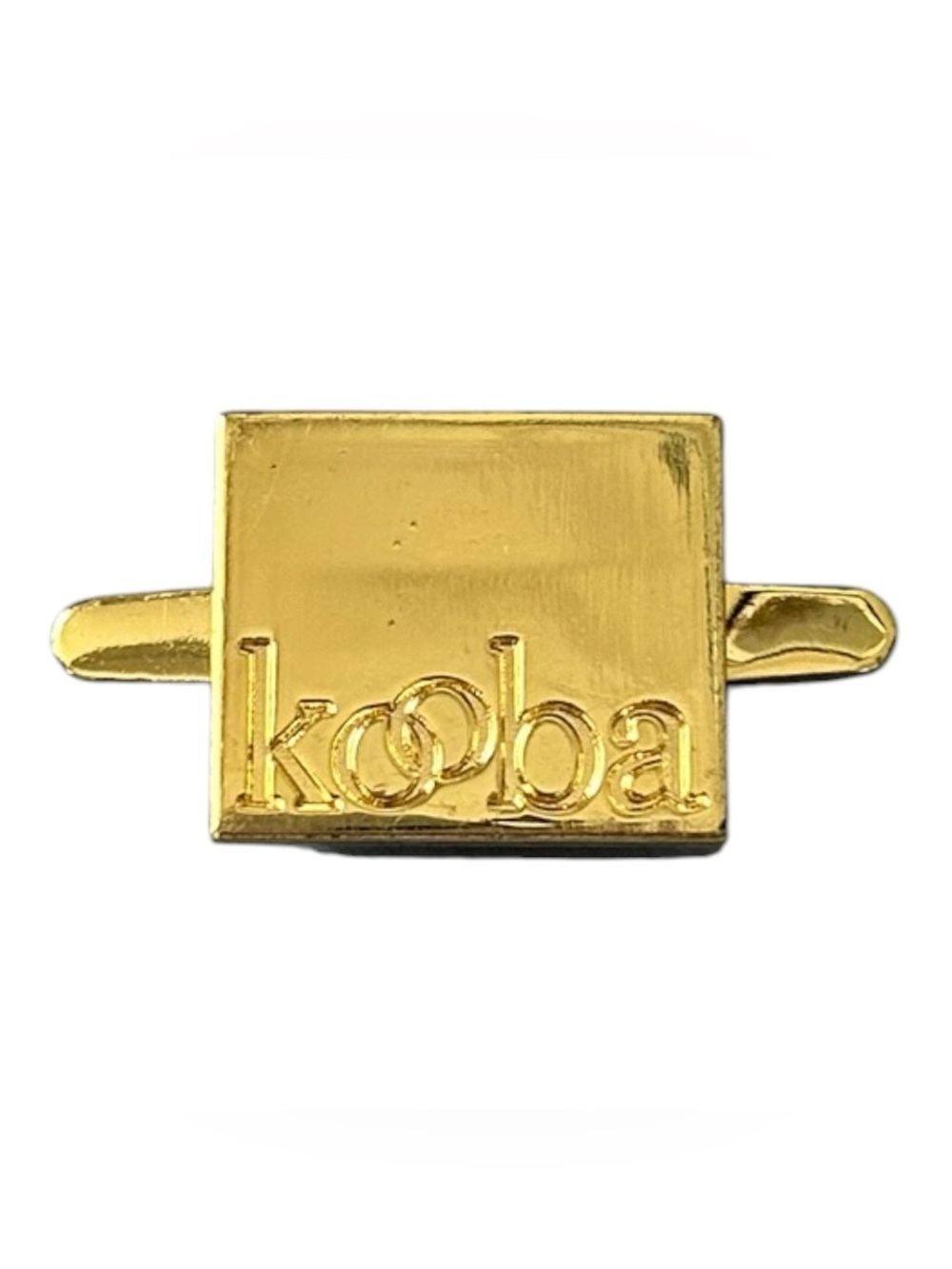 Gold-Tone Square Logo emblem/replacement tag